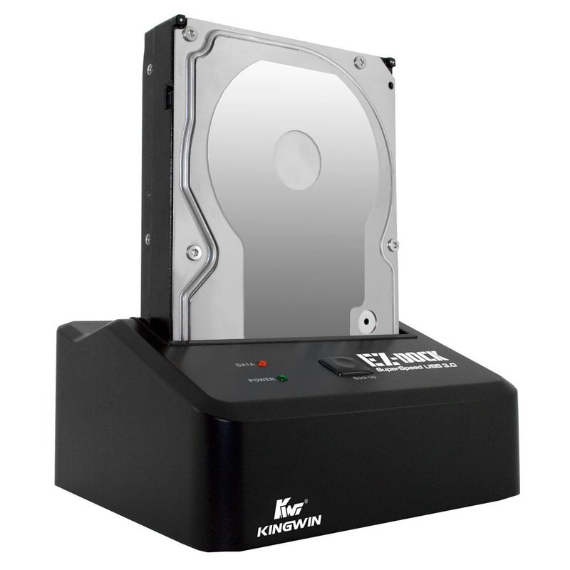 Kingwin USB 3.0 Hard Drive Docking Station for 2.5â€ & 3.5â€ SATA HDD/SSD, Hot Swap, Tool-Free, UASP Support, 5Gbps High-Speed Transfer, PC Laptop Backup & Storage. - Image 1